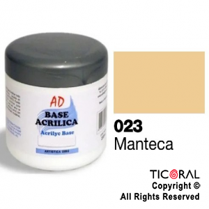 BASE ACRILICA AD 023 MANTECA 200ML X 3 UNIDADES